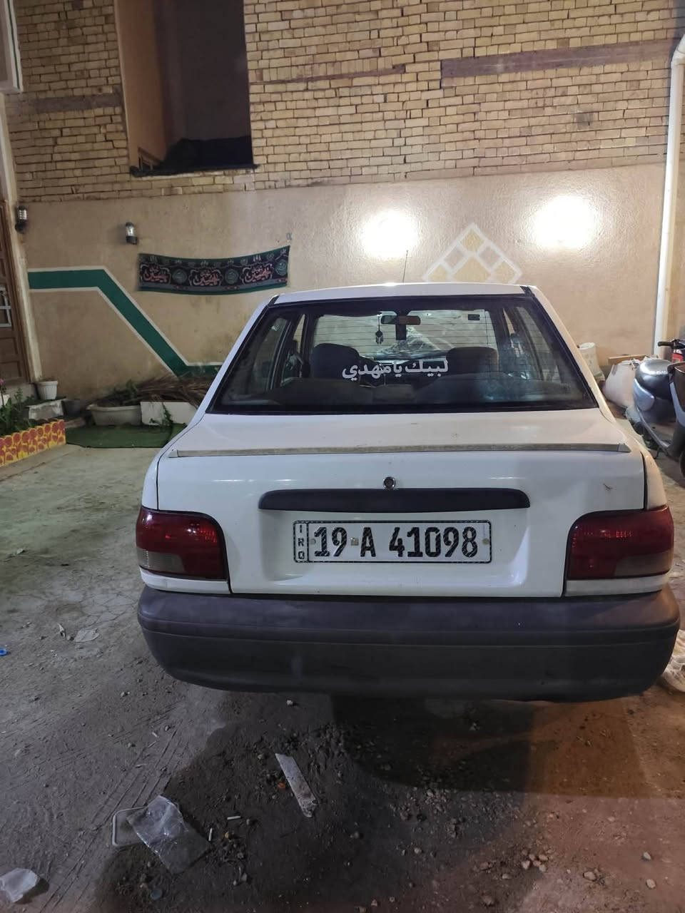 مكلف بالنشر
الاتصال على صاحب السيارة 
***********
سيارة سايبا موديل 2010 للبيع،
السيارة بحالة جيدة وسعرها مناسب.
فيها صبغ أربع قطع فقط
السعر ٢٥
كربلاء
