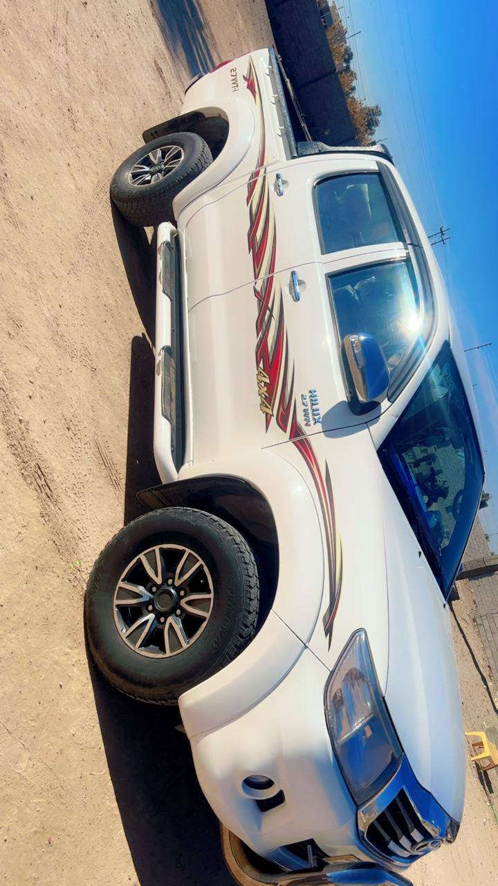 سلام عليكم ورحمة الله وبركاته تيوتا هايلوكس للبيع موديل  2014 مكفوله كفاله عامه نضافه 100بل 100 المكان محافظة لانبار للتواصل لاتصال علا لارقام التاليه (***********)((***********))
