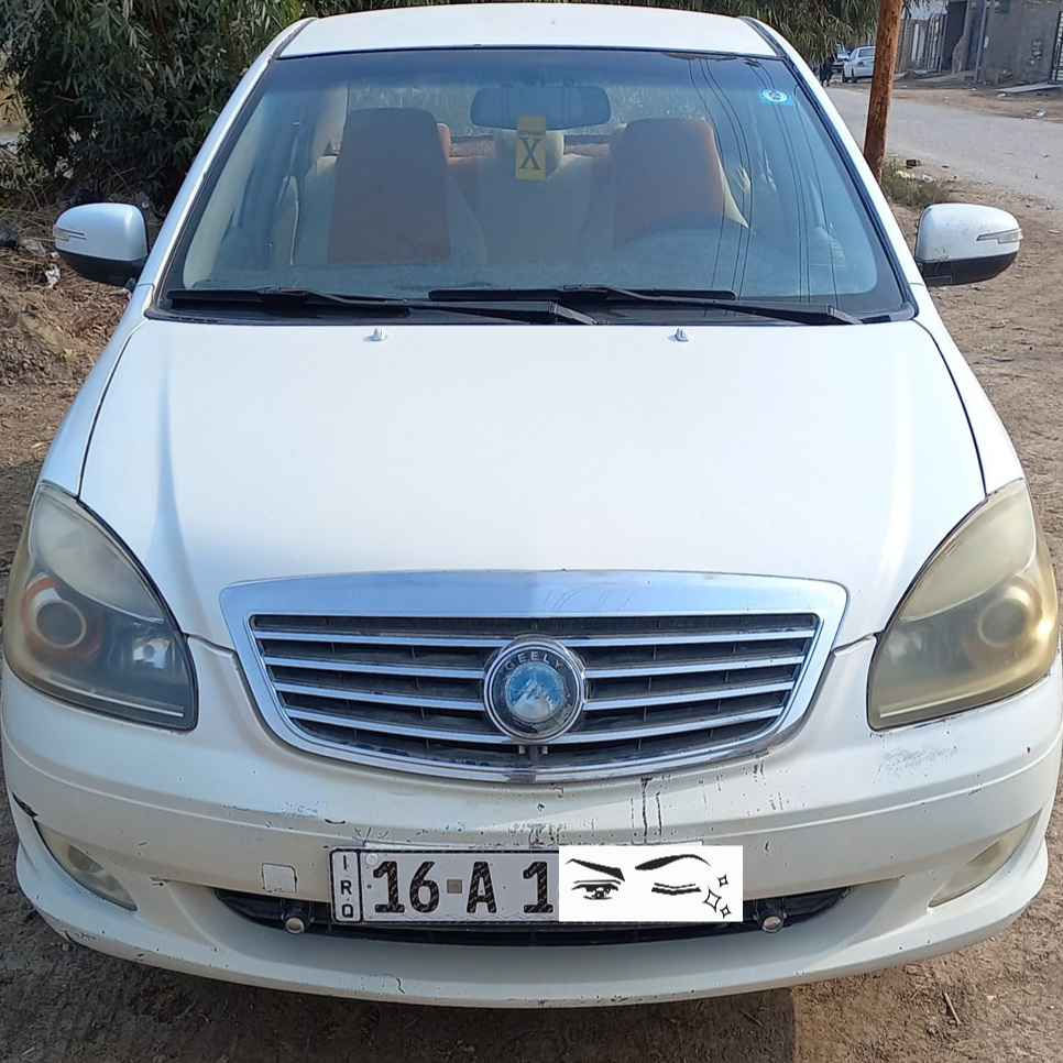 جيلي موبل 2013 نضيف رقم انكليزي مكينه وحداديه نضيفات باسمي رقم انكليزي آفاق, القادسية
