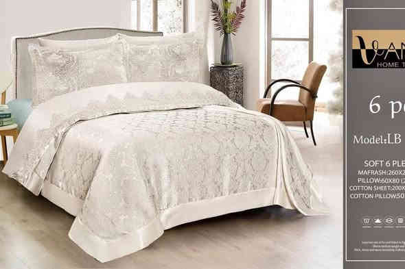 #موديل 2025 - 2026  

#شرح_الايتم  فرشة عرس - سلم كيبور ثقيل | King Size 
خامة ثقيلة - قماش راقي - ثبات عالي على السرير - لمسة ملكية ✨ تتكون من 6 قطع من شركة VANA 
🔹️ قياس الفرشة - 260 * 270 
🔹️ قياس الشرشف _  30 + 200 * 200  
🔹️ قياس وجة المخدة الكيبور  عدد ( 2 )  _ 80 * 60
🔹️ قياس وجة المخدة الصادة عدد ( 2 )  _  80 * 60 

 #ضمان_لحقوق_زبائننا_الكرام اذ كان الايتم مخالف للصورة و الموصفات المعروضة والقياسات من حق زبائننا الكرام رفض المنتج و عدم دفع خدمة التوصيل

#لمعرفة_المزيد_ يرجى مراسلة الصفحة او الاتصال عبر ارقامنا 
واتساب _ ***********  تليكرام _ *********** 
الاتصال _ *********** 

#عنواننا _ موصل - حي سومر - بداية التقاطع الاول - مقابل دار المصطفى للاجهزة الكهربائية - اهلا وسهلا بالجميع 

#لتأكيد_الطلب  🎯 الرجاء ترك العنوان + اقرب نقطة دالة ؟ 🏡 ، رقم الموبايل ؟ شكرا” لاختياركم  🌹

#خدمة_التوصيل يوجد خدمة توصيل كافة محافظات العراق

@أبرز المعجبين
