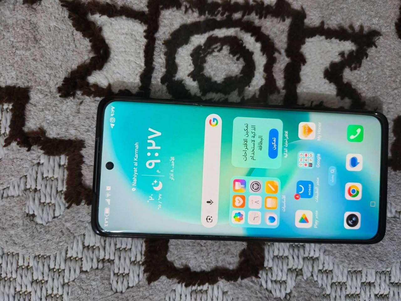 سلام عليكم جهاز هونر x9b كفاله نضافه 100% مكاني كرمه علي سعر 240
فقط بيع. ***********
