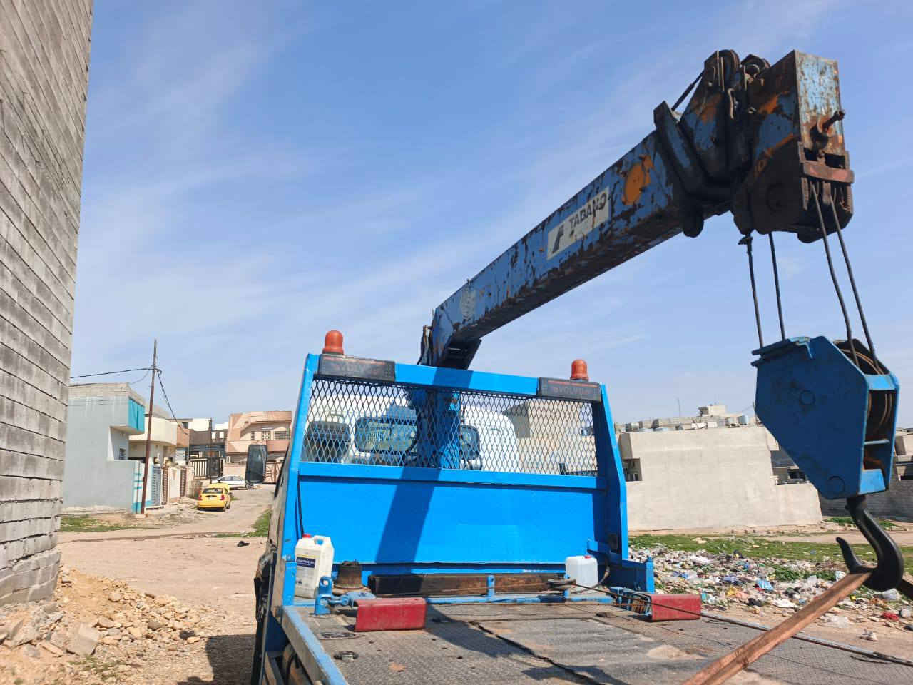 السلام عليكم
كرين مسيبوشي فوسو للبيع صطحة 
موديل 92 
بودي نزال ياباني جك واحد وجب
3سليت مخالف  3600  ول رابع يدوي 
محرك 6سلندر
6استدات
السيارة بسمي ومثبت بل سنوية كرين تحويل ثاني يوم هزة جديدة 26 السنوية لحد 29
  مكان السيارة  موصل
الرقم
*********** بي واتساب
