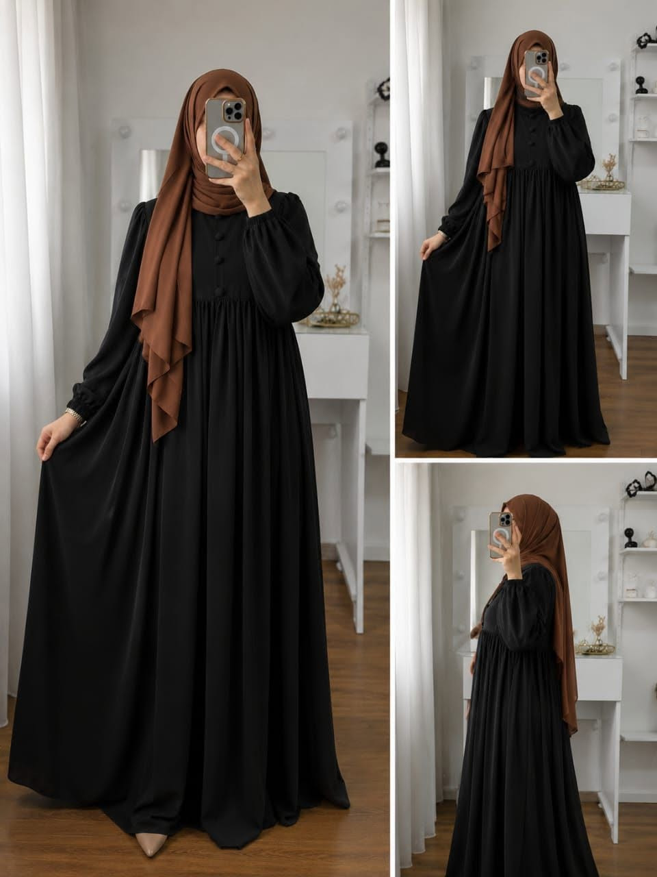 جينا 🏃‍♀️وجبنا ليكوم الجديد 
طقم متكامل بتمن زوين ❤عباية  صدفة فالصدر  سامبل   مع 👠فولار سامبل توب كريب مكيزلقش عبار1.5\1.5❤    محتشمة.  توب عباية  روزا بارد وخفيف، مريح فاللبسة للخدمة والمناسبات. الدفع عند الاستلام والتوصيل لباب دارك. الكمية محدودة.
ليطاي m  L Xl XXL 3xl 4xL
محتشم + فخم + عملي. الدفع عند الاستلام  
للطلب دوزي بريفي🛴


**إذا كنت صاحب هذا الإعلان وتريد حذفه لأي سبب، رجاءا أرسل رسالة إلى الدعم الفني**