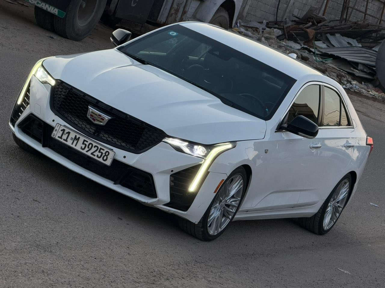 Cadilac CT4 🔥 2022
سعر بلاشش  🔥179
***********

فول مواصفات عدا فتحة
رادارات ٣٦٠ درجة
كراسي جلد و كهرباء 
كراسي هزاز
شحن وايرلس 
حساسات امامي و خلفي
شاشة و كاميره
كيج الكتروني
ماشية فقط 86 الف
محرك ٢٠٠٠ تيربو ٤ سلندر
ضرر❌جاملغ و بنيد بدون دواخل وبيها جاملغ امامي عكس السايق وربع الباب كلير من امريكا
أرباك ستيرن
موجودة 📍بغداد المشتل شارع المطبك
