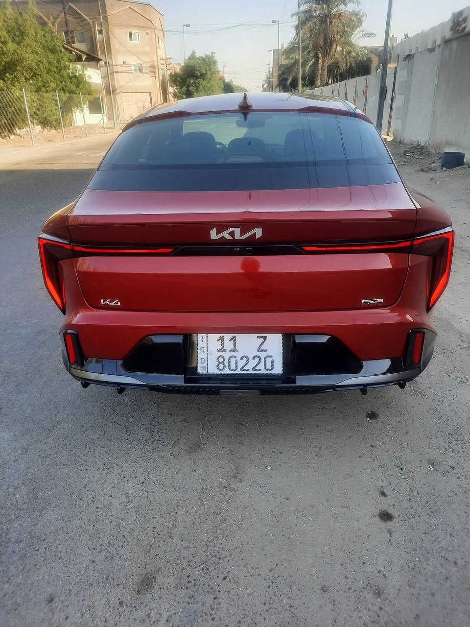 السلام عليكم للبيع فقط
 2025 K4 GT LINE
محرك 2000 دوش
السيارة ليبل واحد 
السيارة ماشية 4000
مرقم بغداد سنوية بأسمي 
الحادث نصف باب خلف السائق+باب السائق تكحيل كرت
+بارد في حافة الجاملخ الأيسر البجم كبس 
داخل جلد كانتارا 
ستيرن ابيض بلادي
رقم الشاصي 3KPFW4DEXSE040280
مكان السيارة بغداد شارع فلسطين 
السعر 193$ بيها مجال للشراي 
للأستفسار ***********
