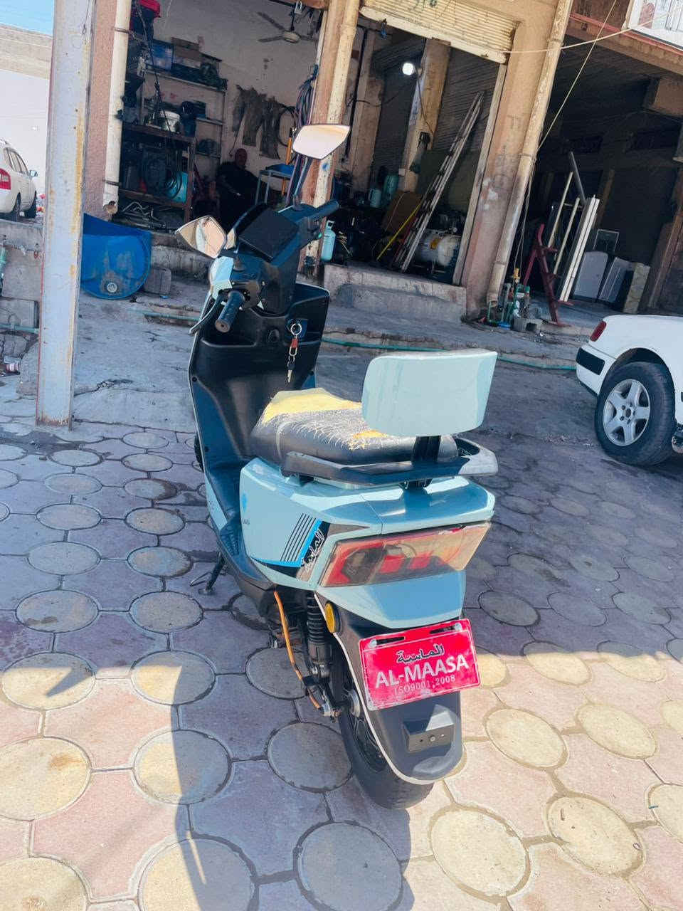 سلام عليكم من رخصت الادمن للبيع موطور الماسه موديل2024

سته بطاريات فول جدد

تحكم ستيرن

تايرات جدد

كلوب عالي ناصي لد

اشاير يمنه يسره لد

سرعه ميه قافل كير ثالث

عقل رياضي

ملف 3000

موطور الشلعه مالته تاكل التبليط وترايك ووين ما يعجبك

يمشي 50كيلو بل شحنه الوحده

موطور فقط بريك امامي واكف وشاشه تكطع واير مزلوغ فقط 
السعر 700وبي مجال للشرايه بيك خير وتدلل

الرقم ***********9
مثبت سرعه 
تايرات رياضيه
