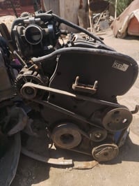 المحرك شغال شرط الفحص  نزلته من السياره  والسبب  ضربة بجم وغراضها غالي...