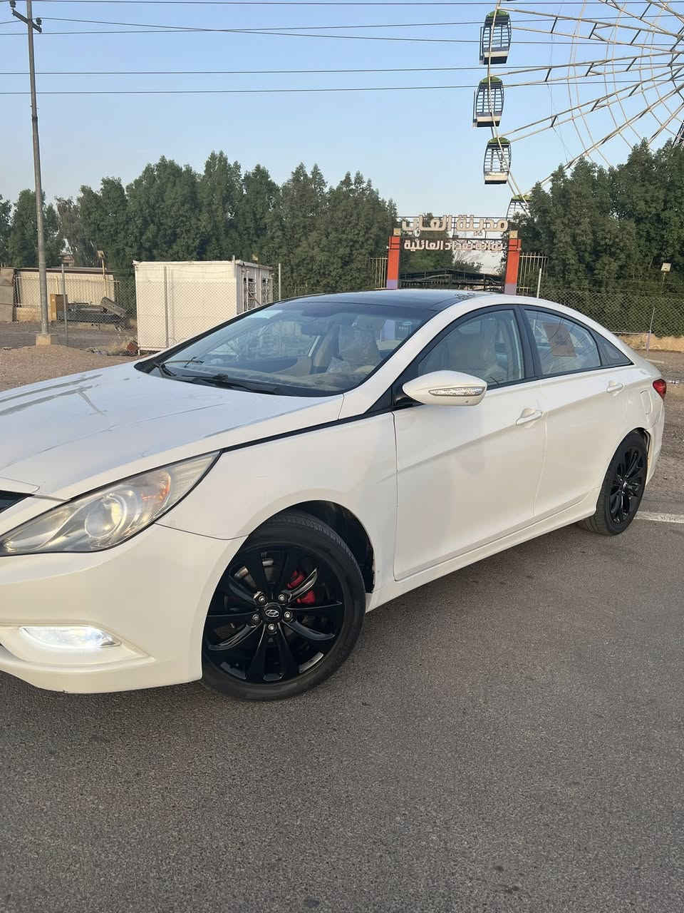 سوناتا موديل 2011
خليجي بيها جاملغ خلفي بدون حوض وبدون دواخل وبيه نص من الصندوك الباقي كفاله 
مواصفاتها 
بانوراما
اشاير مري + مري شفط 
ويل ١٨ 
تحكم ستيرن 
لايتات زينون 
وباقي المواصفات المعروفه
تخم تاير جديد تبريد ثلج 
رقم اربيل باسمي هزه جديده 
مكان بغداد 
السعر ١١٤ بيها مجال بسيط

***********
