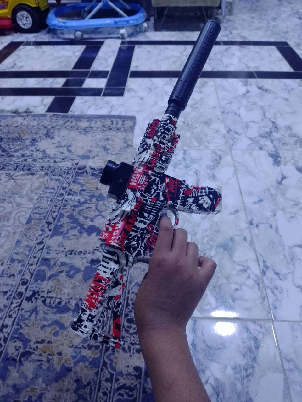 السلام عليكم للبيع
1_رشاشة اوربيز شحن دبل بطاريه ب 25
2_كامره تتشكل عل قميص تصور كدامك ب10
3_سلاحين ام الليزر الفكره انو تلعب ومن تضرب واحد تجي نتله خفيفه على ايده ب10
4_ستاند موبايل يشغل ضوه الوان وعادي ب7

للاستفسار خاص لو دك عل رقم ***********
