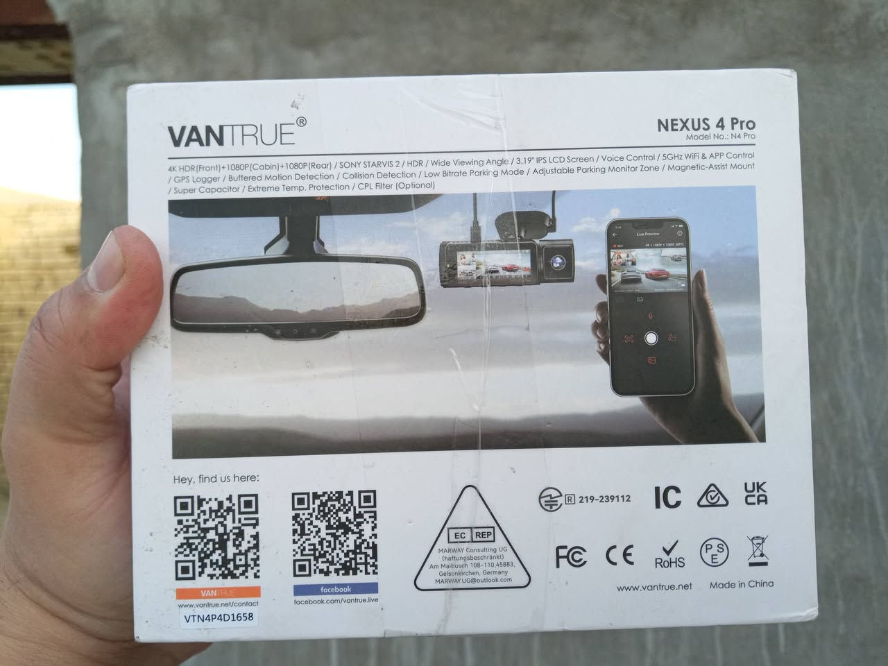 كامرة حوادث ماركة 
امامي داخلي وخلفي كامل ملحقات 
السعر 175


**إذا كنت صاحب هذا الإعلان وتريد حذفه لأي سبب، رجاءا أرسل رسالة إلى الدعم الفني**