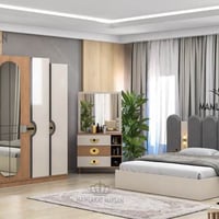 غرف نوم تركي • خشب متين • تصميم فاخر