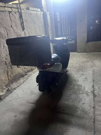 دراجة بريز نوزل ام الدشبول الابيض مكينة ما مفتوحة علة ايدي وضفيرة وكهر...