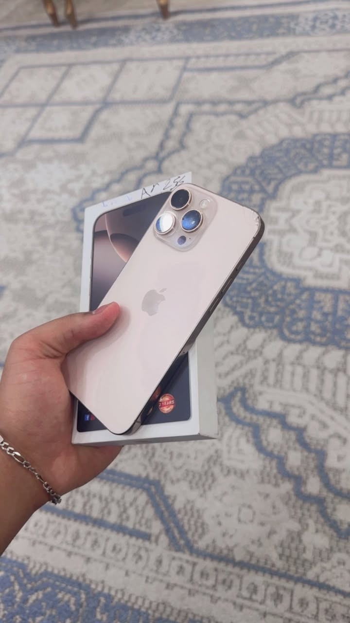 يفون 16 PRO MAX
ذاكره 256
بطاريه 92
جهاز ماستر AAA
بي هاي الضربه البالضهر فقطط
مكاني بغداد
التواصل - ***********
