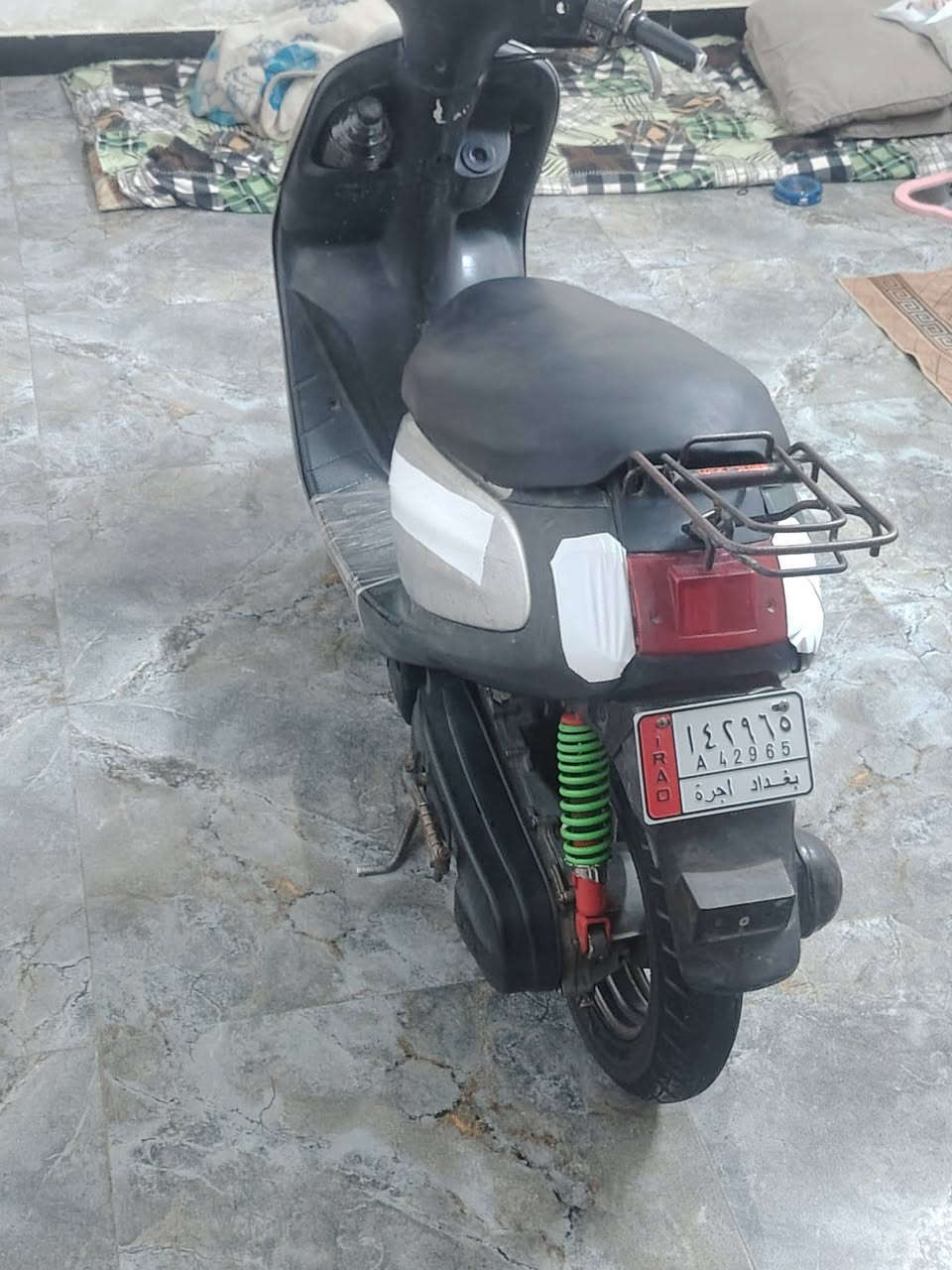 السلام علیکم دراجه🛵 للبيع ٦٠ قرده دراجه خير من الله نقص فقط باتري شلعه ومعدل شك✈️ الكاع لايت بك لايت اشاير كله شغال تايرات زوج جدد دبلات جدد مكينه ناعمه شرط شحن السعر ١٦٠ وبيها مجال شي بسيط العنوان بغداد حي العامل الاتصال على الرقم ***********
