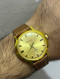 أيتني سويسرية • قطر ٣٩مم • سير جلد طبيعي