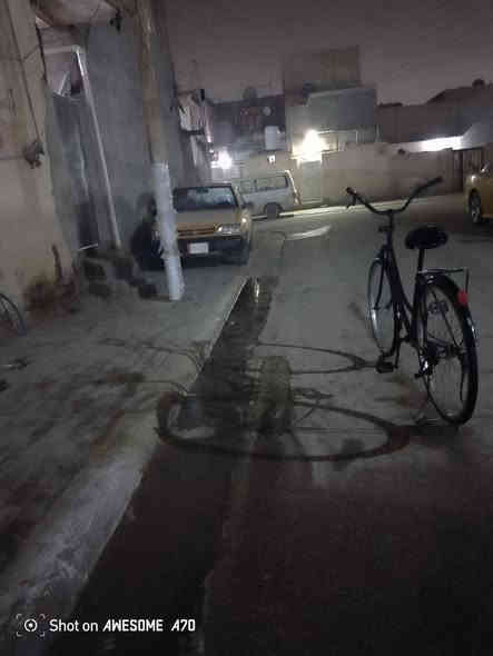 بايسكل للبيع مكان كربلاء لون اسود طافي السعر 70 وبيه مجال ***********
