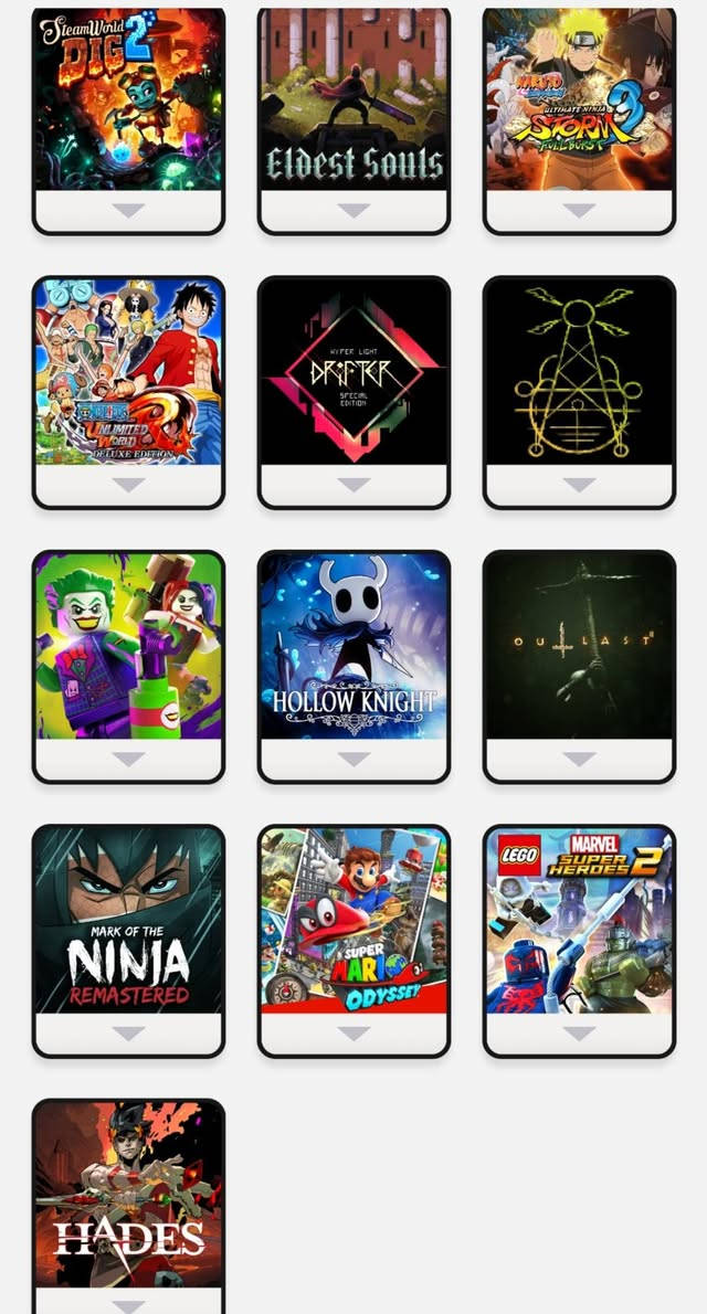 سلام عليكم
حساب ننتندو سويتش
بي mario odyssey
Hollow knight
Hades
وباقي الالعاب الي موضحه بلصوره
سعر الحساب 35 اسيا


**إذا كنت صاحب هذا الإعلان وتريد حذفه لأي سبب، رجاءا أرسل رسالة إلى الدعم الفني**
