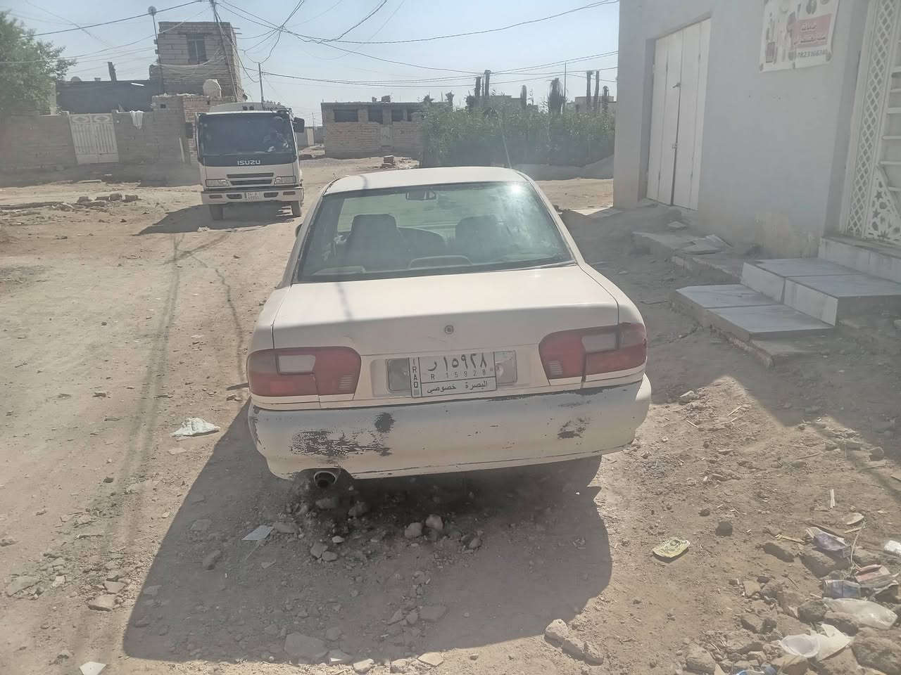 سلام عليكم سياره جاهزه مكينه وكير حداديه نص عمر السعر ٢٣ وبيه مجال العنوان الناصريه سوق شيوخ ***********
