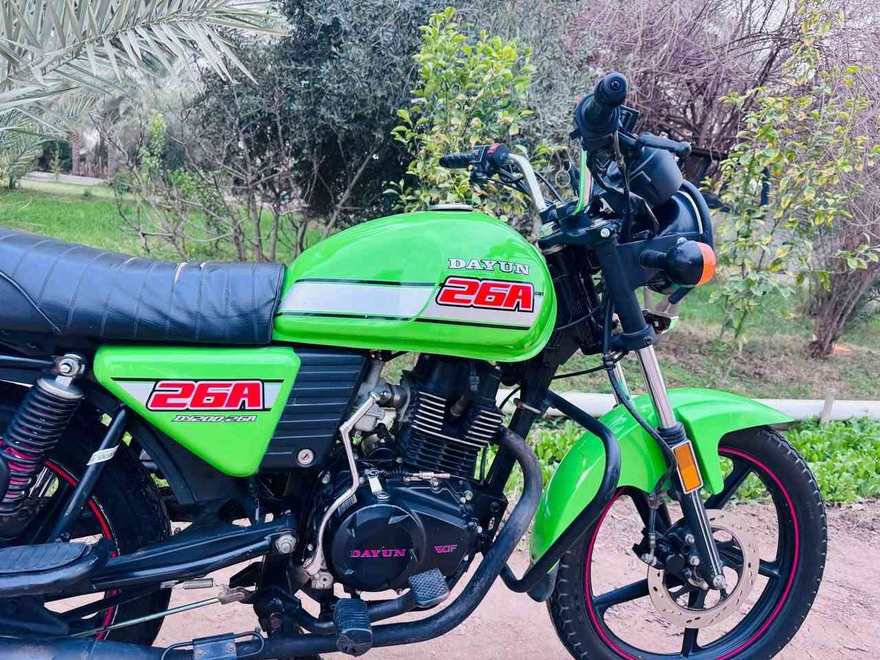 سلام عليكم
دايون نفخ تفاحي مديل 22 أوراق اصولي وصل معرض محرك 200 كتابة حمرة مكان كربلاء البراهمية دراجة حلوة وكاملة من كل عيب سعر ١٤٥٠ وبي مجال

***********
