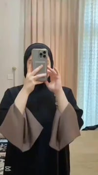 عباية جرجيت • أسود فاحم • قياس ٥٨