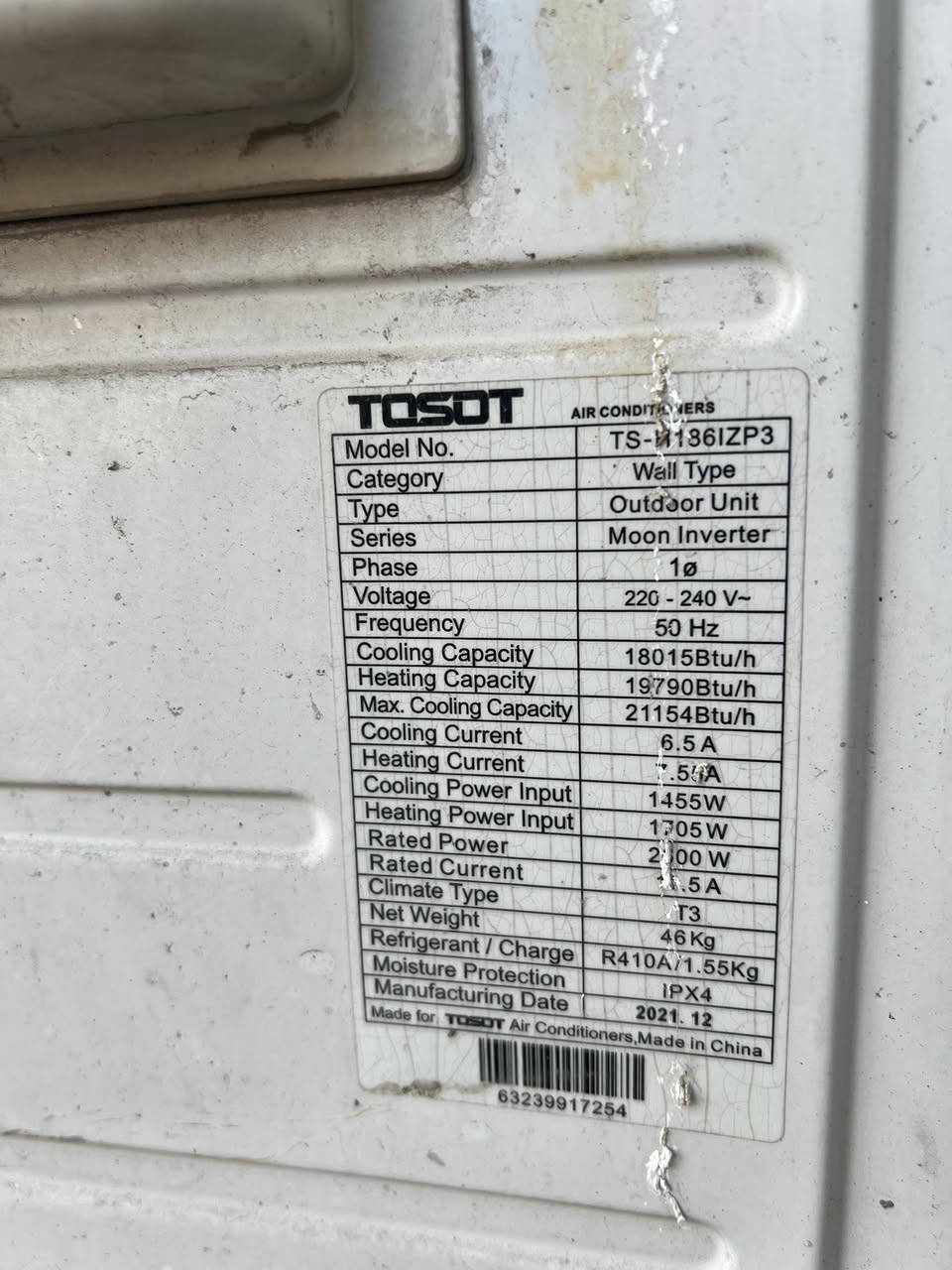 للبيع سبلت توسوت طن ونص انفيرتر
شرط عالفحص مكاني بغداد الطوبچي

***********
