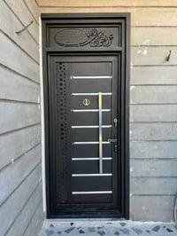 تفصال باب قصه حديد تركي حديد 2ملم بانسب الاسعار ربل عازل الصوت والهواء...