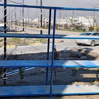 رف حديد ثقيل • ٣٠٠×٢٠٠×٤٠سم • موصل