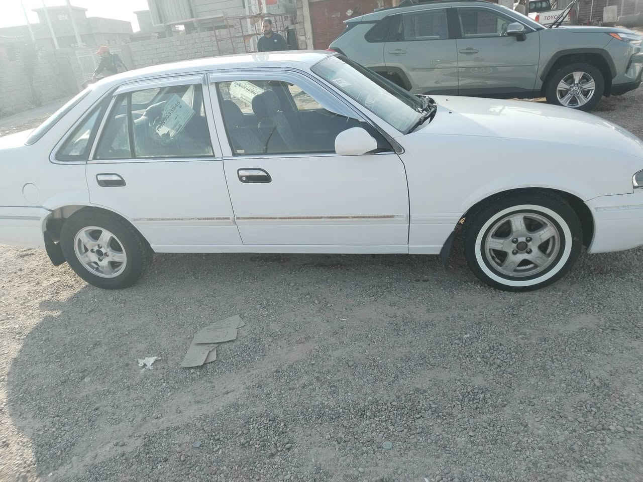 سلام عليكم سياره البيع موديل 97 معمره جديد تخم تاير مدوشمه جديد داخله صاج كير وتماتيك محركه وكير مكفولات  رقم الماني بغداد مكاني الفلوجه نساف رقم تصال ***********
