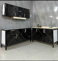 كاونتر ارضي • متر ونص • سنك مرمر صناعي