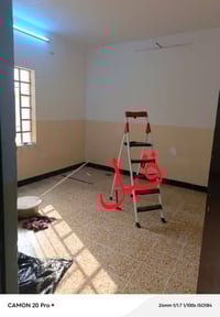 جزء من شغلي جهازين لعمل صبغ👨‍🎨 تأسيس كهرباء👷🏻‍♂️ تأسيس ماء👷🏻‍♂️من الله...