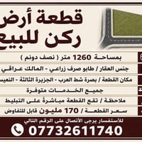 أرض ركن • ١٢٦٠م • شط العرب