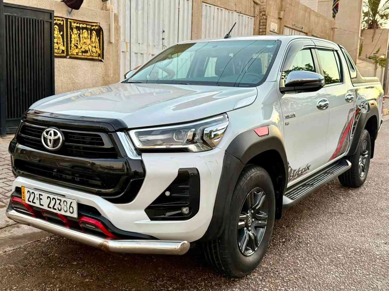 هايلوكس 2024 TRD ساز  ماشية 75 رقم اربيل انگليزي تريد تحويل تريد وكالة مكفولة كفالة عامة فول مواصفات محرك سته سلندر فور ويل مابيه كل نقص بوضع الشركة مكان السيارة كربلاء ***********
