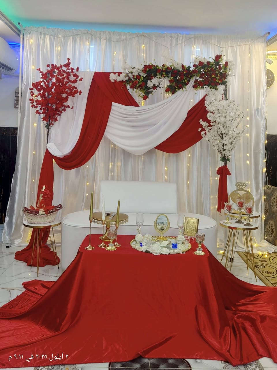 زينة الزفاف للكوشات

 توفر كوشات المناسبات اعراس وخطوبه واعياد ميلاد بانسب الاسعار في منطقة سبع اقصور للحجز والاستفسار التواصل على الرقم ‏‪0770 857 8026‬‏

الخطبه عليك والترتيب علينه 🤍🧿
