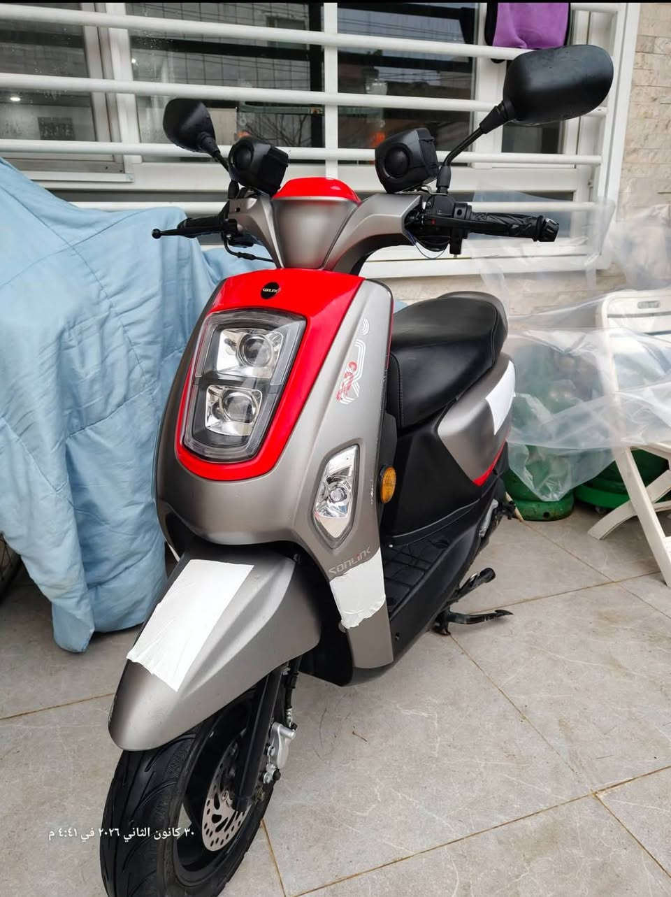 سالونيك بوليس للبيع ‼️
السلام عليكم 
سالونيك بوليس للبيع ‼️ 
موديل الدراجة 2024 محرك ياباني بس تجميع صيني 
الدراجة شلعة ومعدل بشرط
نكره سلف شوكت متريد وهم بشرط اذا صارت ثنين مرجوعه 
مواصفاتها تشغيل عن بعد مع بصمتين وسويچيين 
MB3 بلادي مال الشركة 
قفل الستيرن وحماية سرقة 
رجل كهربائية بالإضافة إلى دشبول 7 اللوان 
وكهربائيات الدراجة كـُلها شغاله 
مشدودلها مري جانبيه مال فورزه الأصليات 
تايرات جدد 
دهن قبل نص ساعة مبدله والدراجة مامشتمه ريحة النورمال 
كـُله محسن 
السعر// 750 مجالها بسيط جداً 💟
مكاني// سليمانية راپرين 
تواصل// *********** بيه واتساب
