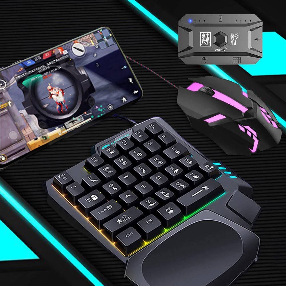 مجموعة احترافية كاملة للـ Gaming تشمل:
كيبورد يد واحدة بإضاءة RGB + ماوس احترافي + كونفيرتر للموبايل + حامل موبايل + ماوس باد + كيبل Type-C

🎮 مناسبة لألعاب مثل PUBG و COD
⚡ أداء سريع ودقة عالية
💡 إضاءة RGB جميلة 

يرهم على جميع الاجهزة 
بالنسبة لاجهزة آبل يرهم لحد تحديث iOS 11
للاستفسار راسلني 📩
متوفر توصيل 🚚 

#Gaming #GamingSetup
#Keyboard #GamingKeyboard
#Mouse #GamingMouse
#RGB #PUBG #CODMobile
#بيع #عروض #ملحقات_العاب
#كيبورد #ماوس #قيمر #العاب
#ببجي #كود


**إذا كنت صاحب هذا الإعلان وتريد حذفه لأي سبب، رجاءا أرسل رسالة إلى الدعم الفني**