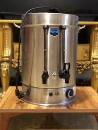 سماور تركي اصلي شاي مع قهوه منفصله  سعة 15 لتر الكبير  يكفي 250 ستكان ...