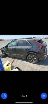 كيا نيرو للبيع او مراوس موديل ٢٤ماشية ١٦ سيارة فول مواصفات للاخير حادث...