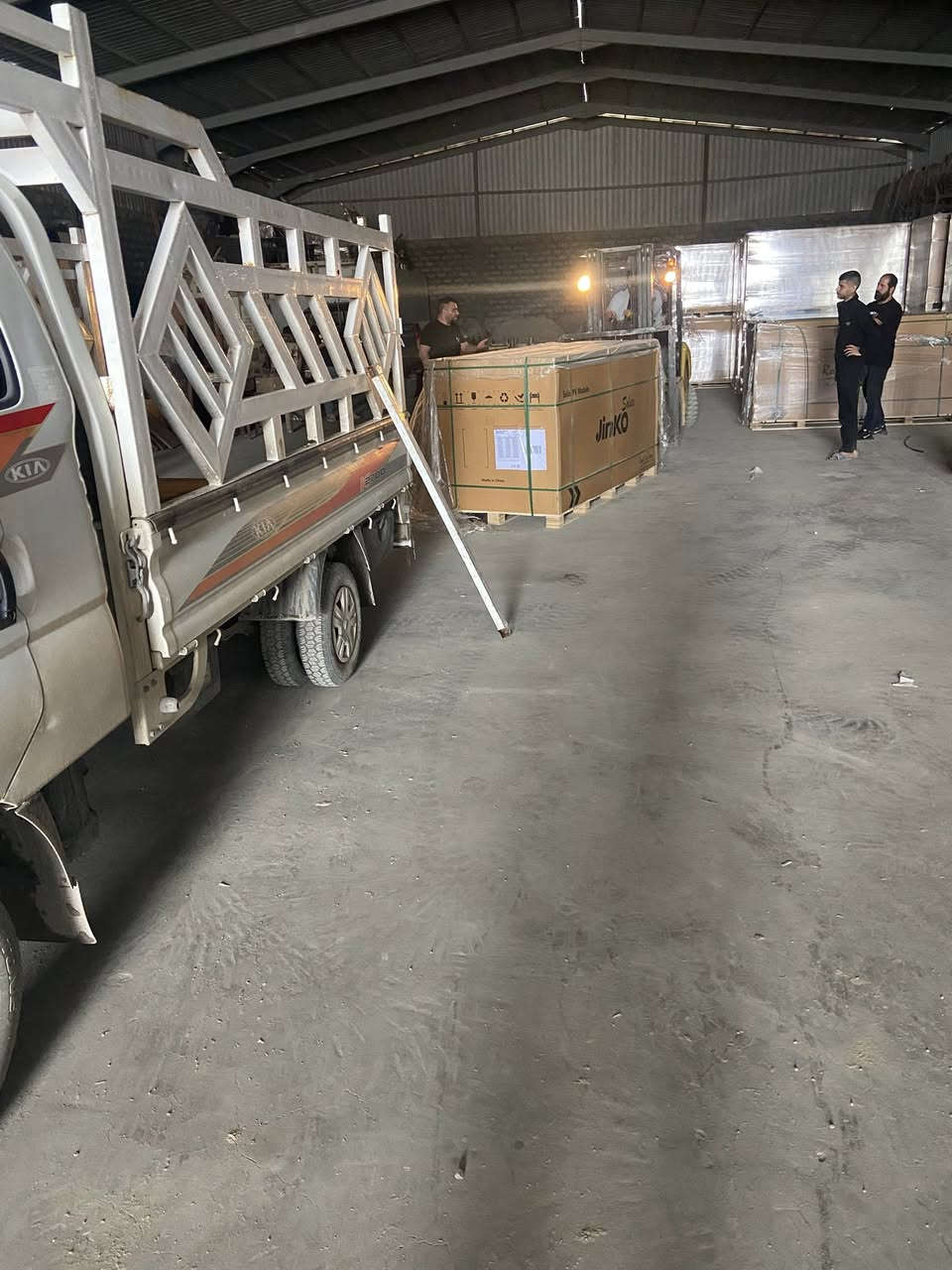 معكم مستمرين بتجهيز زبائننا بالالواح الشمسية جينكو ٦٢٠ واط   رغم  المطر 
لمزيد من المعلومات يمكن مراسلة الصفحة


**إذا كنت صاحب هذا الإعلان وتريد حذفه لأي سبب، رجاءا أرسل رسالة إلى الدعم الفني**