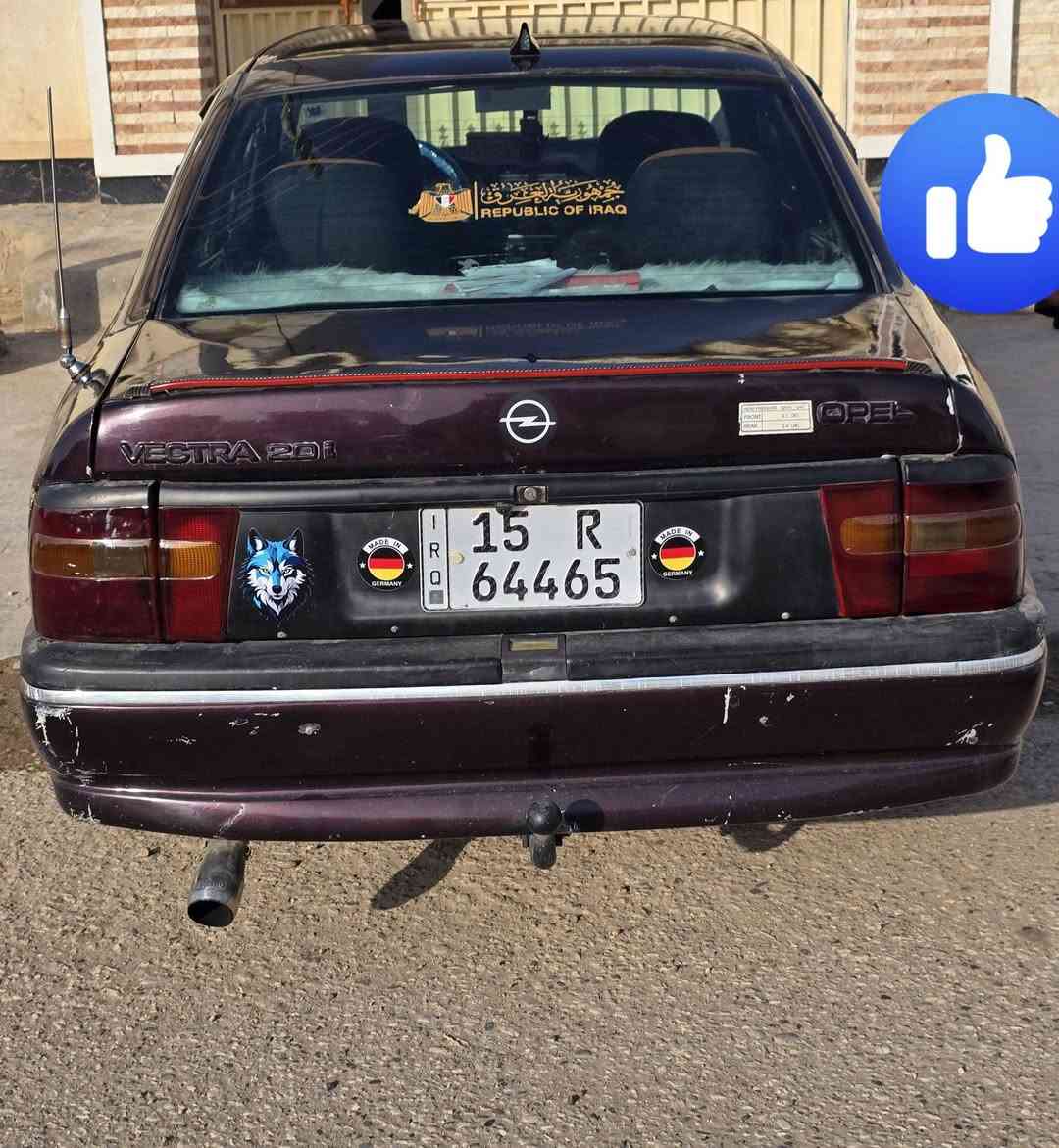 السلام عليكم اوبل فكترى موديل 1992 محرك 2000 رقم انبار سياره جاهزه كشرر داخل صدر تواير كله نضيف المحرك بي صوت ورخاوه ارفلو تي بي اس قبل اسبوع شاده سعرر 35 وبي مجال بسيط مكانها عامريه الصمود ***********
