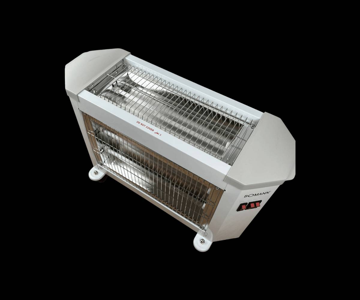 🔥 مدفأة كهربائية كوارتز بومان 3 أوجه

دفا وسرعة وأمان في جهاز واحد!

✨ 3 مستويات تدفئة (500  1500  2000 واط)

✨ 5 أنابيب كوارتز تعطيك دفء فوري ومتساوي

✨ آمنة بمفتاح فصل أوتوماتيكي عند السقوط

✨ سهلة النقل بفضل العجلات المتحركة

✨ تصميم أنيق يدفّي البيت كله

مع BOMANN… الشتاء غير 🌨️❤️