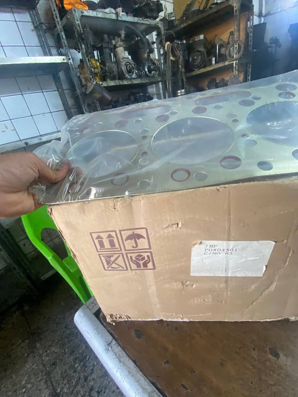 تجفيت محرك نيسان 125 بوش اوبستم اورنك كازكيت ***********
