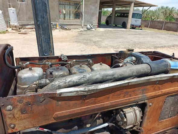 مكينه عنتر موديل83 للبيع كفاله عامه السعر 3/500 وبيها مجال جملقات موجودات  كير محرك جهاز رفع كفاله  المكان كربلاء الحسينيه ***********/ ***********
