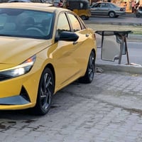 النترا موديل 2022 وارد امريكي فول مواصفات لمتتد داخل ابيض لون اصفر تكس...