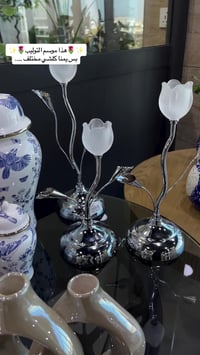 شمعدان • أبيض مطفي • توصيل جميع المحافظات