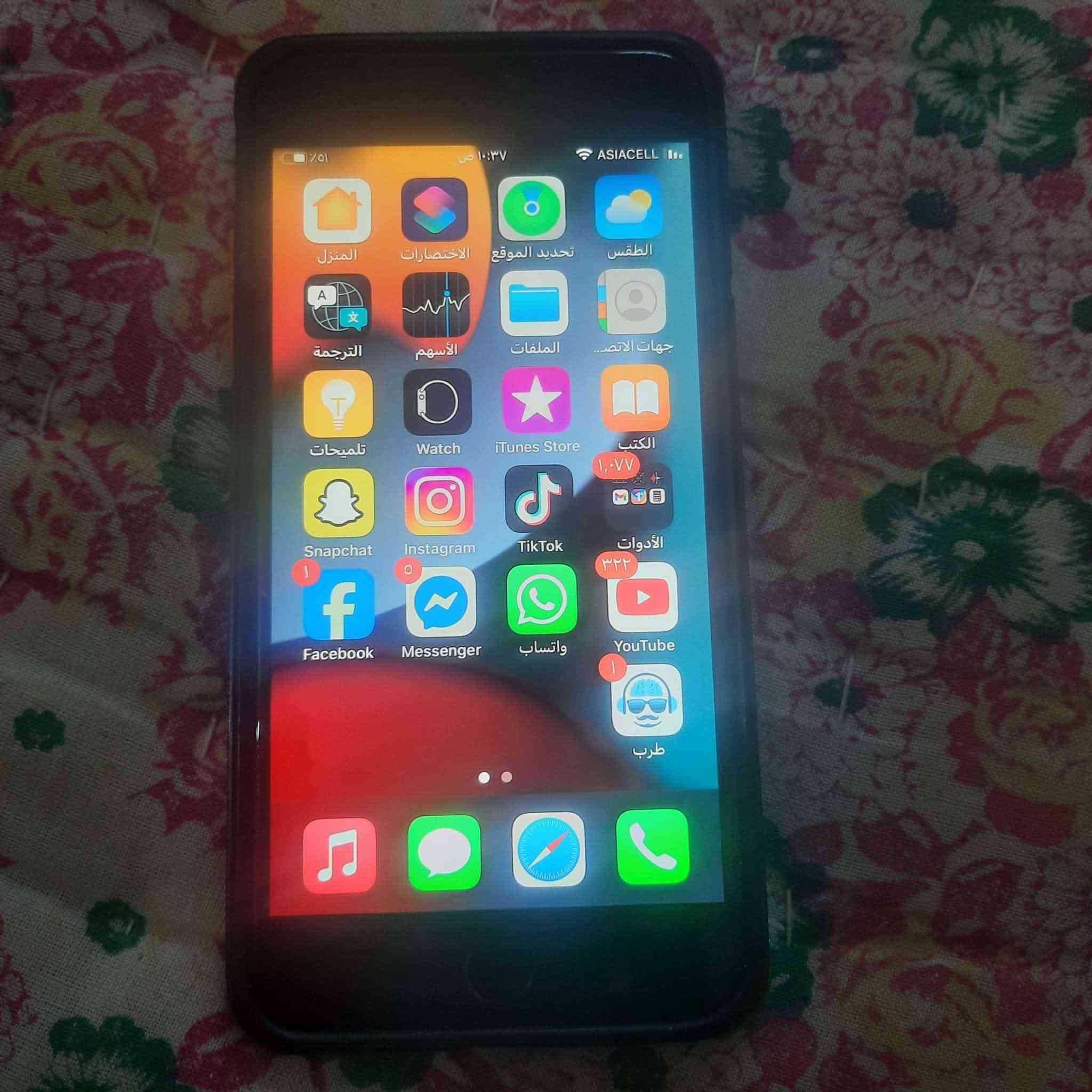 ايفون6sبلس للبيع 
ذاكره 128
بطاريه100
جهاز نضيف مثل ماموضح كدامكم 
شحن اتصال تكنيك فول 
قفله70
رقمي ***********
