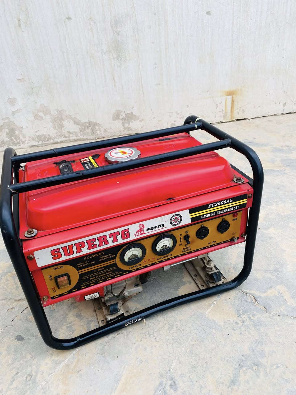 من رخصه الادمن مولده  ياباني بانزين سوبر تايكر  تي جي ملف نحاس 2500AS ع وضعها لبلادي ما داخل تصليح مستخدم شي قليل نضافه مثل ما موضح بل صوره  ينطي 15 امبير قتصادي بشكل  نضام هندر سعره 200 الف وبي مجال مكاني الفيلق باب السريه السايدين متواجد خاص 
الاستفسار ***********
