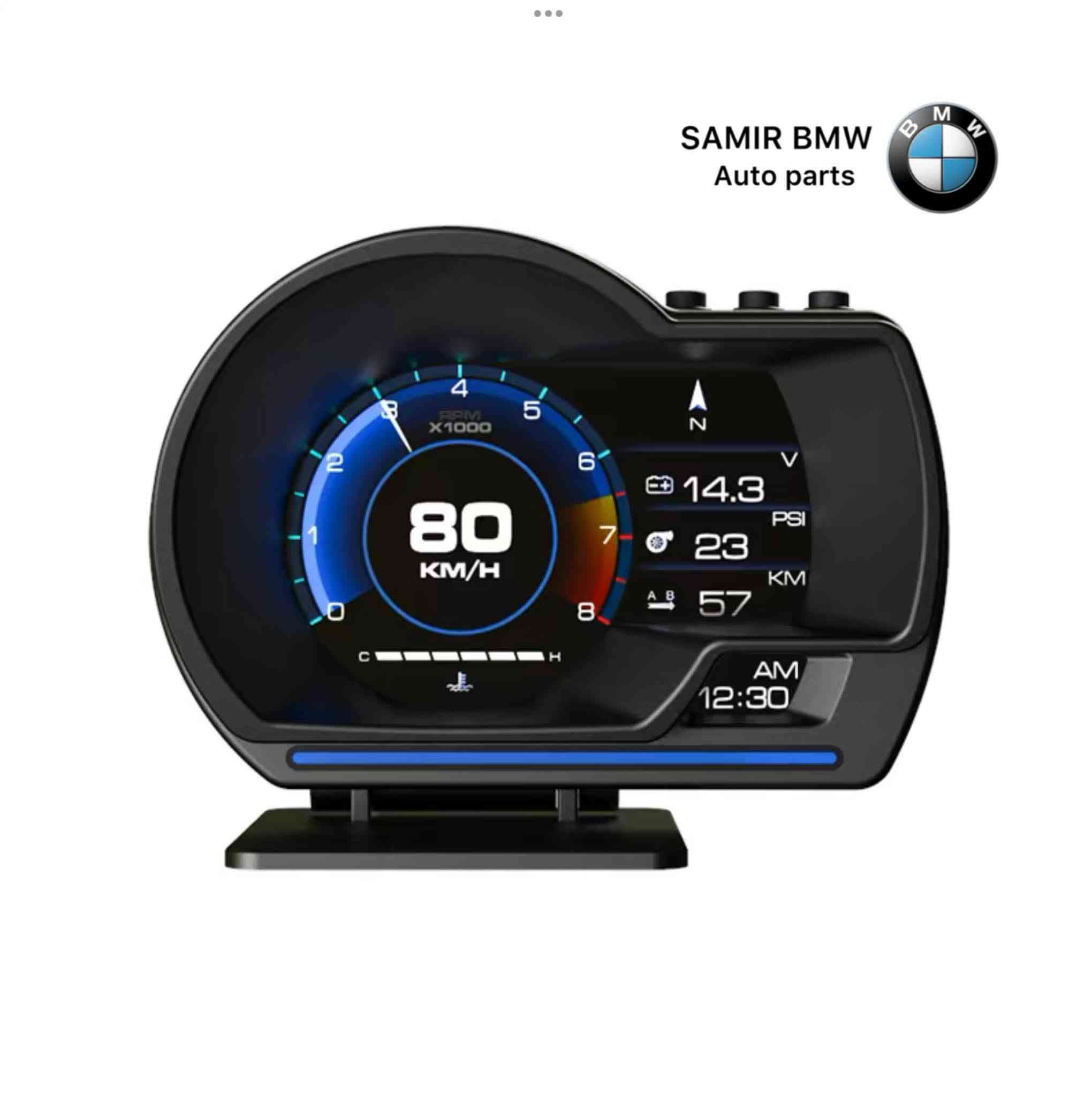 شاشة عرض معلومات السيارة (HUD) من طراز A500، وتتميز بالمواصفات التالية:
تقنية مزدوجة: تدعم العمل عبر نظام OBD2 أو GPS، وتتوافق مع معظم السيارات الحديثة. 

عرض البيانات: توفر شاشة LCD لعرض السرعة (كم/ساعة)، دورات المحرك (RPM)، ضغط الزيت (PSI)، جهد البطارية (V)، والاتجاهات. 

ميزات إضافية: تشمل وظائف تشخيص أعطال السيارة، ومنبه للسرعة الزائدة، وتنبيهات للقيادة لفترات طويلة. 

سهولة التركيب: تصميم صغير الحجم يسهل وضعه على الطبلون لعرض البيانات الحيوية دون تشتيت انتباه السائق. 
سعر خاص


**إذا كنت صاحب هذا الإعلان وتريد حذفه لأي سبب، رجاءا أرسل رسالة إلى الدعم الفني**