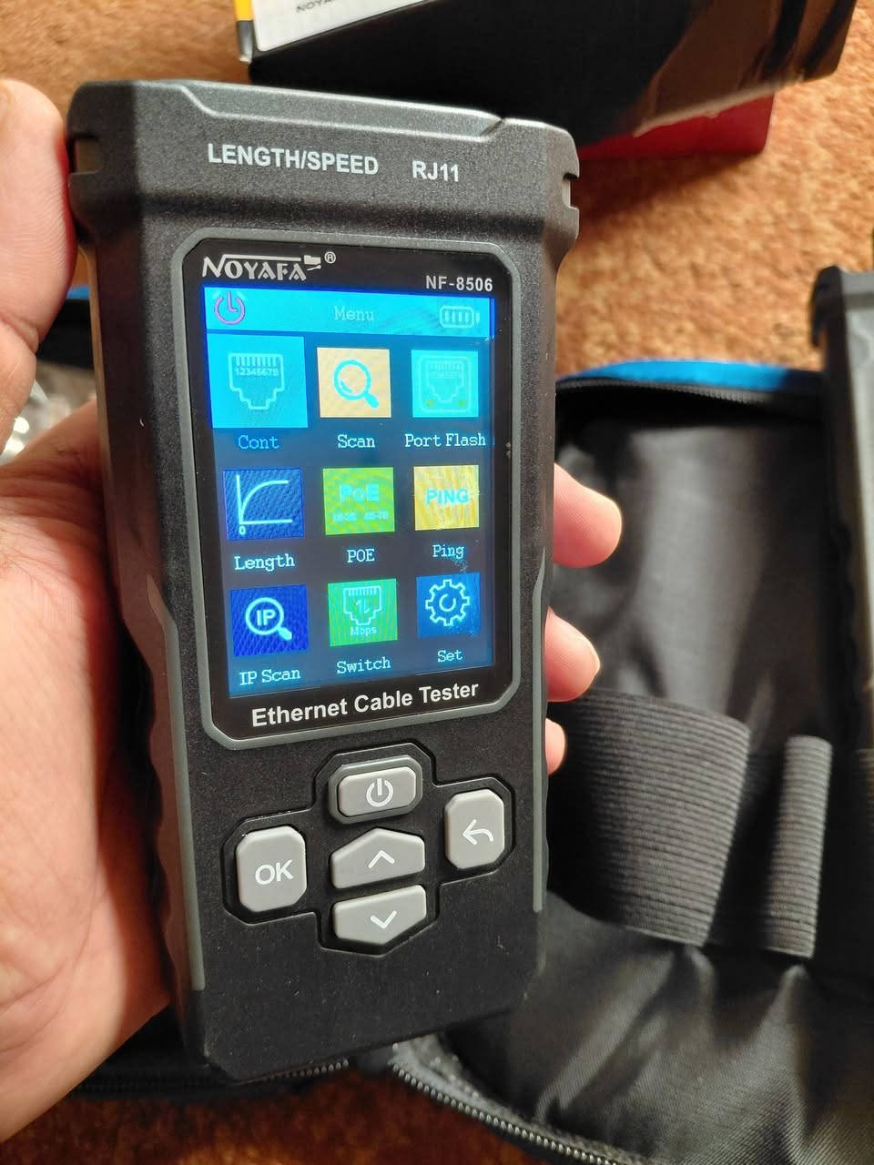 Ethernet Cable Tester
موديل NF-8506
جهاز فاحص كابلات الشبكة و كاميرات المراقبة
جديد
50 الف


**إذا كنت صاحب هذا الإعلان وتريد حذفه لأي سبب، رجاءا أرسل رسالة إلى الدعم الفني**