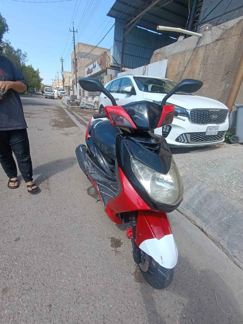 سكنس فحل كوري  للبيع مكينه مفتوحه دراجه نضيفه بمعنه الكلمه وراق كامله مكاني بغداد سعر 650وبيها مجال للطيبين ***********
