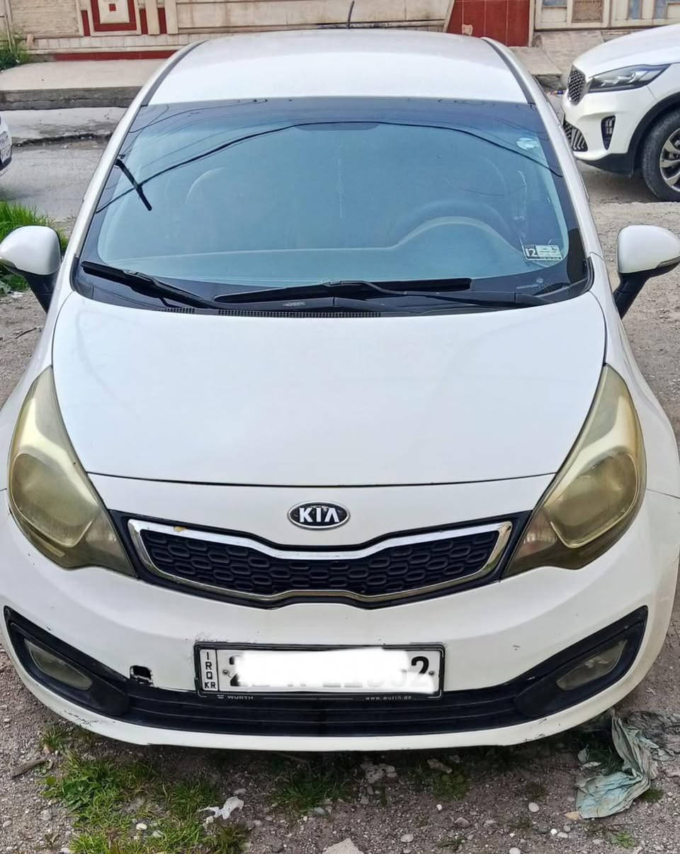 ملاحظة مكلف بل نشر التواصل فقط عل رقم
‭0771 849 6882‬

السلام عليكم 
كيا ريو 2012للبيع السيارة نضيفه 
السيارة بيها ملاحظات ونفس ما موظح بل سونار 
ضررها بلا دواخل 
والاير باك سليم 
مكينه 16 دوش 
والكير ATF المرغوب 
السيارة باسمنا 
ورقمها اربيل وشرط التحويل 
السعر 82 وبيها مجال بسيط للطيبين
السيارة موجوده داخل الموصل
